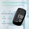 Pulse Oximeter Fingertip, Rechargeable Blood Oxygen Saturation Monitor, Accurate Fast SpO2 Reading (Black) view 2