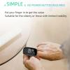 Pulse Oximeter Fingertip, Rechargeable Blood Oxygen Saturation Monitor, Accurate Fast SpO2 Reading (Black) view 4