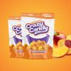 Freeze Dried Peach Ring-Style Candy, Crazy Candy Peach Puffs - Intense Fruity Crunchy Candy, Sweet & Tart Peach Flavor, Gummy to Crisp Snack view 3
