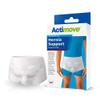 Actimove Professional Hernia Support Brief | Truss for Single/ Double Inguinal, With Removable Cushions For Pre or Post-Surgical Scrotal, Femoral, Comfortable Adjustable Waist Strap Hernia | White, Small view 1
