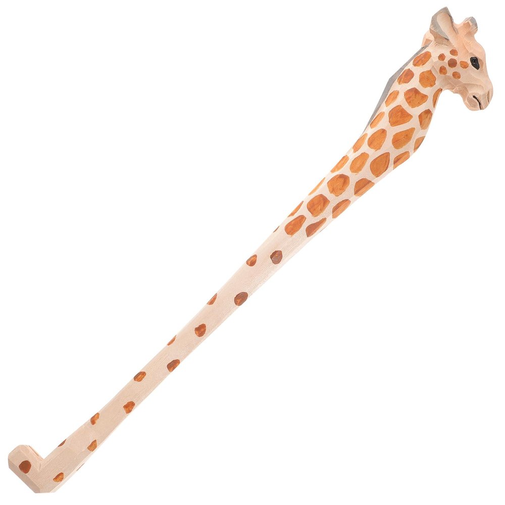 Healifty Back Scratcher Crafts for Elderly Wooden Animals Metal Scraper Tool Back Scratchers Boots Extendable Long Self- Massager Decorative Cane Man Body