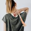 Healifty Back Scratcher Crafts for Elderly Wooden Animals Metal Scraper Tool Back Scratchers Boots Extendable Long Self- Massager Decorative Cane Man Body view 3