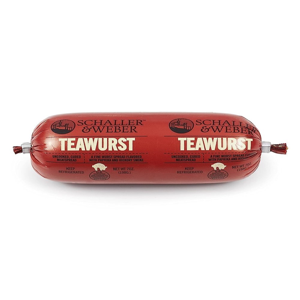 All Natural Teawurst. Schaller & Weber. 7 oz. Pack of 4
