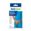 Actimove Professional Hernia Support Belt | Truss for Double Inguinal, With Removable Cushions For Pre or Post-Surgical Scrotal, Femoral, Comfortable Adjustable Waist Strap Hernia | Beige, Large view 3