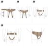 Actimove Professional Hernia Support Belt | Truss for Double Inguinal, With Removable Cushions For Pre or Post-Surgical Scrotal, Femoral, Comfortable Adjustable Waist Strap Hernia | Beige, Large view 4