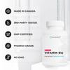 Biogenique Vitamin B12 - as Methylcobalamin Supports Energy Metabolism, Nervous System Health, Blood Cell Function and Methylation - Non OGM, Gluten-Free, Vitamin Supplement, 90 Capsules view 3
