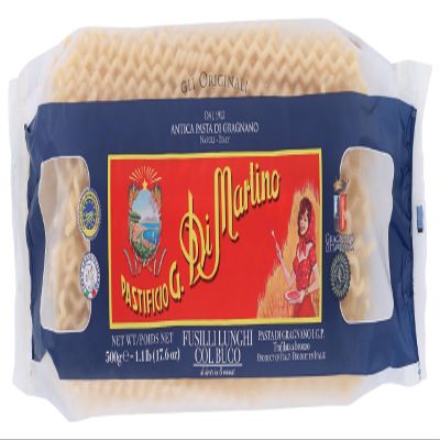 Di Martino Fusilli Lunghicol Pasta, 500 Grams (Pack Of 12)