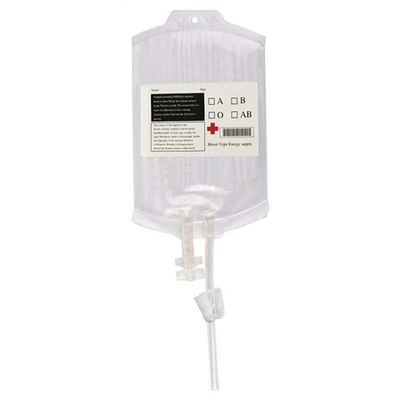 LIANGLIDE Drink Bag 15x11x1 Halloween Energy Bag Medical Plastic 350ml Reusable Energy Drink Bag Halloween Bag Props (As Shown)