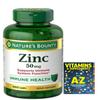 Zinc 50mg 400 Count (Pack 4 Bottles Buy 1 GET 3 Free) +Better Guide Vitamins Supplements Book view 1