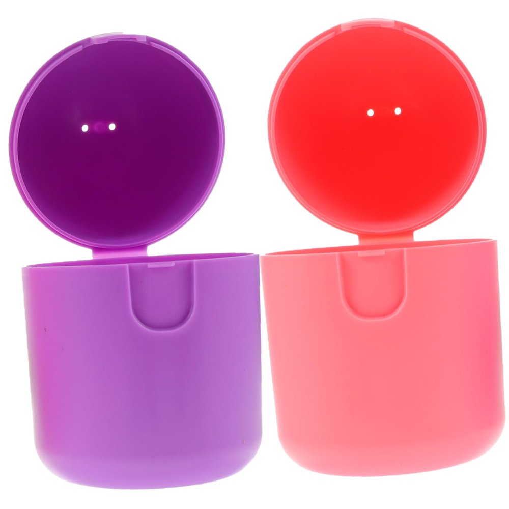 2pcs Lady Tools Mini Containers Plastic Organizer Box Diva Cup Cups Box Female Cleaner Female Supply Home Cleaning Holder Girl Supply Household