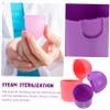 2pcs Lady Tools Mini Containers Plastic Organizer Box Diva Cup Cups Box Female Cleaner Female Supply Home Cleaning Holder Girl Supply Household view 4