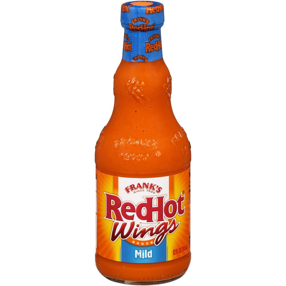 Frank's RedHot Mild Wings Sauce, 12 fl oz (Pack of 5)