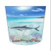 Heal with Appeal Amputee stump sock, Shark by Ocean Floor White Water v1, 3Ply stump sock view 1