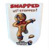 Heal with Appeal Amputee stump sock, gingerbread man snapped V1, 3Ply stump sock view 1