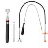 4 Pack Telescoping Magnet Pick-up Tool Set - Retrieving Pickup ToolsExtendable Pick Up ToolsBendable Spring Magnet StickFlexible Extra Long Reach Bendable Curve Grabber with 4 Claws view 1