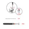 4 Pack Telescoping Magnet Pick-up Tool Set - Retrieving Pickup ToolsExtendable Pick Up ToolsBendable Spring Magnet StickFlexible Extra Long Reach Bendable Curve Grabber with 4 Claws view 2