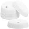 100pcs Disposable Paper Cup Lids Drink Covers for Hot Cold Beverages Straw for Travel Restaurants and Home Use view 1