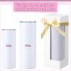 PerKoop 36 Pcs Gift Boxes with Ribbon for Sublimation Tumbler Transparent Exhibition Boxes 12Oz, 20Oz, 30oz Heat Press Skinny Tumbler Gift Wrapping(White) view 3