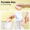 1 Pack Travel Pill Organizer,Portable Daily Pill Box,7 Grid Compartments Weekly Pill Case with Lables,Mini Medicine Organizer Box,Compact Pocket Pharmacy for Purse Vitamin Fish Oil Container (Pink) view 4
