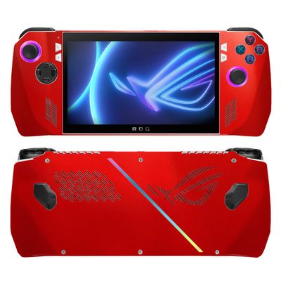 SopiGuard Sticker Skin for ROG Ally Edge-to-Edge Full Body Vinyl Wrap (Gloss Dragon Fire Red)