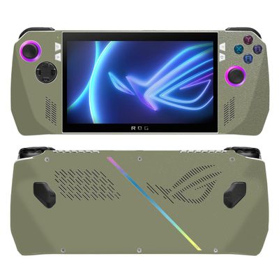 SopiGuard Sticker Skin for ROG Ally Edge-to-Edge Full Body Vinyl Wrap (Rugged Combat Green)