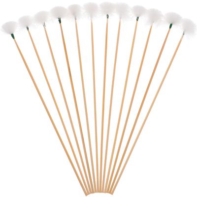 Healvian Ear Wax Removal Sticks 6.69 Inch Spiral Goose Hair Ear Cleaning Tools Travel Kit Comfortable Non-Slip Handle Safe Cleaner