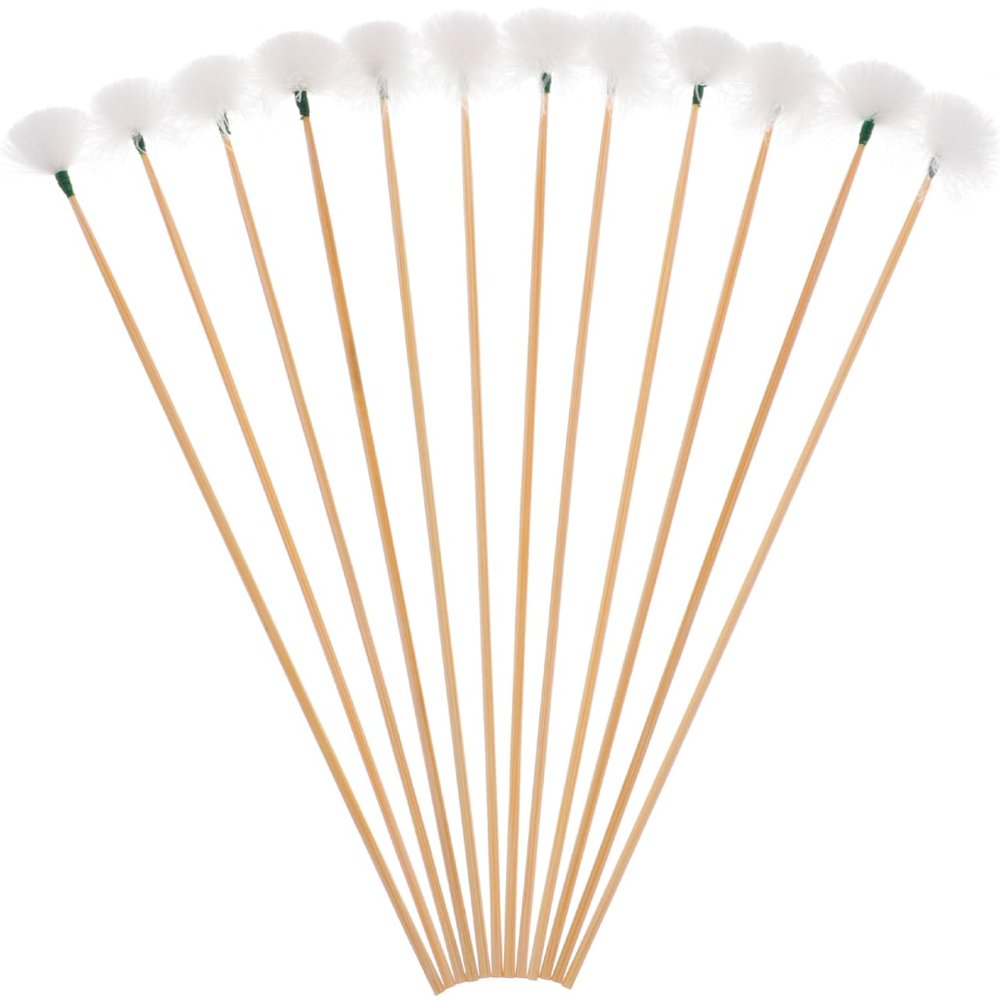 Healvian Ear Wax Removal Sticks 6.69 Inch Spiral Goose Hair Ear Cleaning Tools Travel Kit Comfortable Non-Slip Handle Safe Cleaner