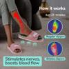 Acupressure Massage Slippers for Plantar Fasciitis & Neuropathy Relief  Reflexology Massager Sandals, Ideal Gift for Men & Women, Stress & Tension, Pain Management for Foot Health Stocking stuffers view 3
