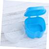 SEWOART Box Case Cleaning Travel Container Clean Containers Container with Lid Fake Teeth with Cover Cleaning Tablet view 4
