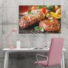 Beef Food Cooking Roasted Vegetables Tomatoes Canvas Poster Bedroom Decor Sports Landscape Office Room Decor Gift,Canvas Poster Wall Art Decor Print Picture Paintings for Living Room Bedroom Decoratio view 4