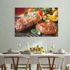Beef Food Cooking Roasted Vegetables Tomatoes Canvas Poster Bedroom Decor Sports Landscape Office Room Decor Gift,Canvas Poster Wall Art Decor Print Picture Paintings for Living Room Bedroom Decoratio view 3