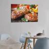 Beef Food Cooking Roasted Vegetables Tomatoes Canvas Poster Bedroom Decor Sports Landscape Office Room Decor Gift,Canvas Poster Wall Art Decor Print Picture Paintings for Living Room Bedroom Decoratio view 2