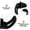 Anneome 1pair Noise Cancelling Ear Plugs Reusable Silicone Earplugs for Sleeping Dormitory Office Use Triple Noise Reduction Comfortable Fit for Auditory Meatus Washable Design view 4