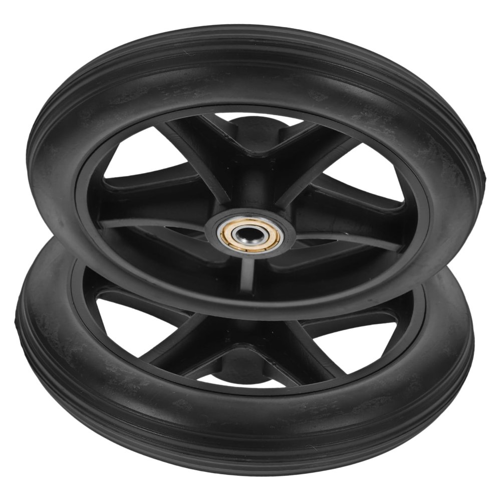ORFOFE 2pcs Wheelchair Front Wheel Replacement Small Wheels for Walker Replacement
