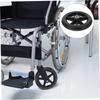 ORFOFE 2pcs Wheelchair Front Wheel Replacement Small Wheels for Walker Replacement view 2