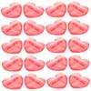 FUNOMOCYA 50pcs Heart Shape Self-sealing Plastic Bags Valentine Day Treat Bags Red Present Pouches for Candy Jewelry and Party Favors for Weddings and Special Occasions view 1