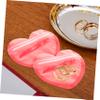 FUNOMOCYA 50pcs Heart Shape Self-sealing Plastic Bags Valentine Day Treat Bags Red Present Pouches for Candy Jewelry and Party Favors for Weddings and Special Occasions view 3