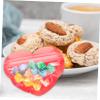 FUNOMOCYA 50pcs Heart Shape Self-sealing Plastic Bags Valentine Day Treat Bags Red Present Pouches for Candy Jewelry and Party Favors for Weddings and Special Occasions view 4