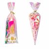 Weststone 50pcs Iridescent Holographic Goodie Bags with Iridescent Twist Ties for Birthday Party Favors, Valentines, Weddings and Popcorn with regular and Cone shaped (Regular 10" x 4") view 1