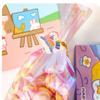 Weststone 50pcs Iridescent Holographic Goodie Bags with Iridescent Twist Ties for Birthday Party Favors, Valentines, Weddings and Popcorn with regular and Cone shaped (Regular 10" x 4") view 4