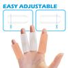 20 PCS Silicone Finger Cots Cut Resistant Protector, Finger Covers for Cuts, Gloves Life Extender, Cut Resistant Finger Protectors for Kitchen, Work, Sculpture, Anti-Slip, Reusable, Breathable view 3