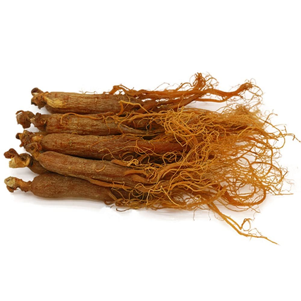 Red Ginseng Root,Korea Red Ginseng,Korean Red Ginseng Root,Natural Organic Red Korean Ginseng Root,15 Years Radix Ginseng Root,Whole Ginseng Root. (500 Gram)