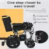 Deluxe Electric Wheelchair Motorized Fold Foldable Power Wheel Chair, Lightweight Folding Carry Electric Wheelchair, Powerful Dual Motor, Suitable for Elderly and Disabled view 4