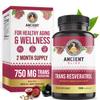 Ancient Bliss Resveratrol Powerful Antioxidant Supplement with Green Tea, Grape Seed Extract for Healthy Aging for Men & Women view 1