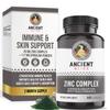 Zinc Complex Capsules with Enhanced Absorption, Antioxidant & Immune Support Supplement, Zinc Supplement for Men & Women by Ancient Bliss (60 Capsules) view 1