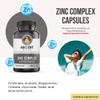 Zinc Complex Capsules with Enhanced Absorption, Antioxidant & Immune Support Supplement, Zinc Supplement for Men & Women by Ancient Bliss (60 Capsules) view 2