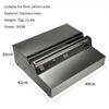Commercial Film Wrapper Hand Wrapping Machine with 2 Roll 12Inch x 1312Feet PVC Plastic Cling Wrap Film for Packing and Storing Food, Reusable with Slide Cutter (E19+2 Roll Cling Wrap) view 3