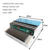 Commercial Film Wrapper Hand Wrapping Machine with 2 Roll 12Inch x 1312Feet PVC Plastic Cling Wrap Film for Packing and Storing Food, Reusable with Slide Cutter (SFN-450+2 Roll Cling Wrap) view 3