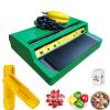 Commercial Film Wrapper Hand Wrapping Machine with 2 Roll 12Inch x 1312Feet PVC Plastic Cling Wrap Film for Packing and Storing Food, Reusable with Slide Cutter (B450+2 Roll Cling Wrap) view 1