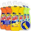 Ajax Dish Soap - Ajax Dishwashing Liquid Super Degreaser 14 FL OZ (Lemon, Orange, Lime) (Variety Pack of 6) 2 of Each - Includes Clean is Better Card view 1